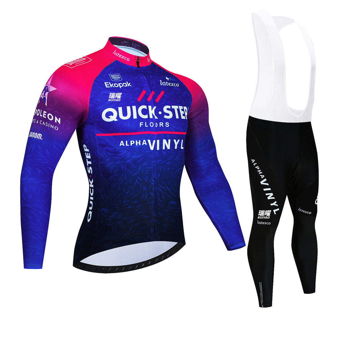 Quick step - Long sleeved pro cycling kit